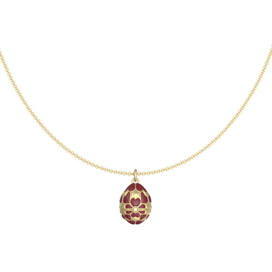 APES IN CAPSULE NECKLACE RED