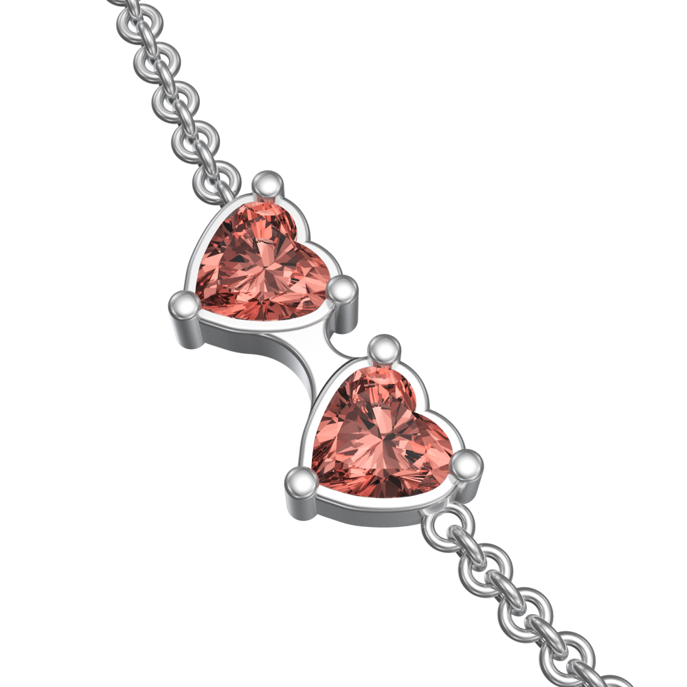APES IN CAPSULE NECKLACE PINK SOLID PINK SAPPHIRE