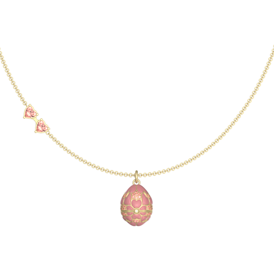 APES IN CAPSULE NECKLACE PINK PINK SAPPHIRE