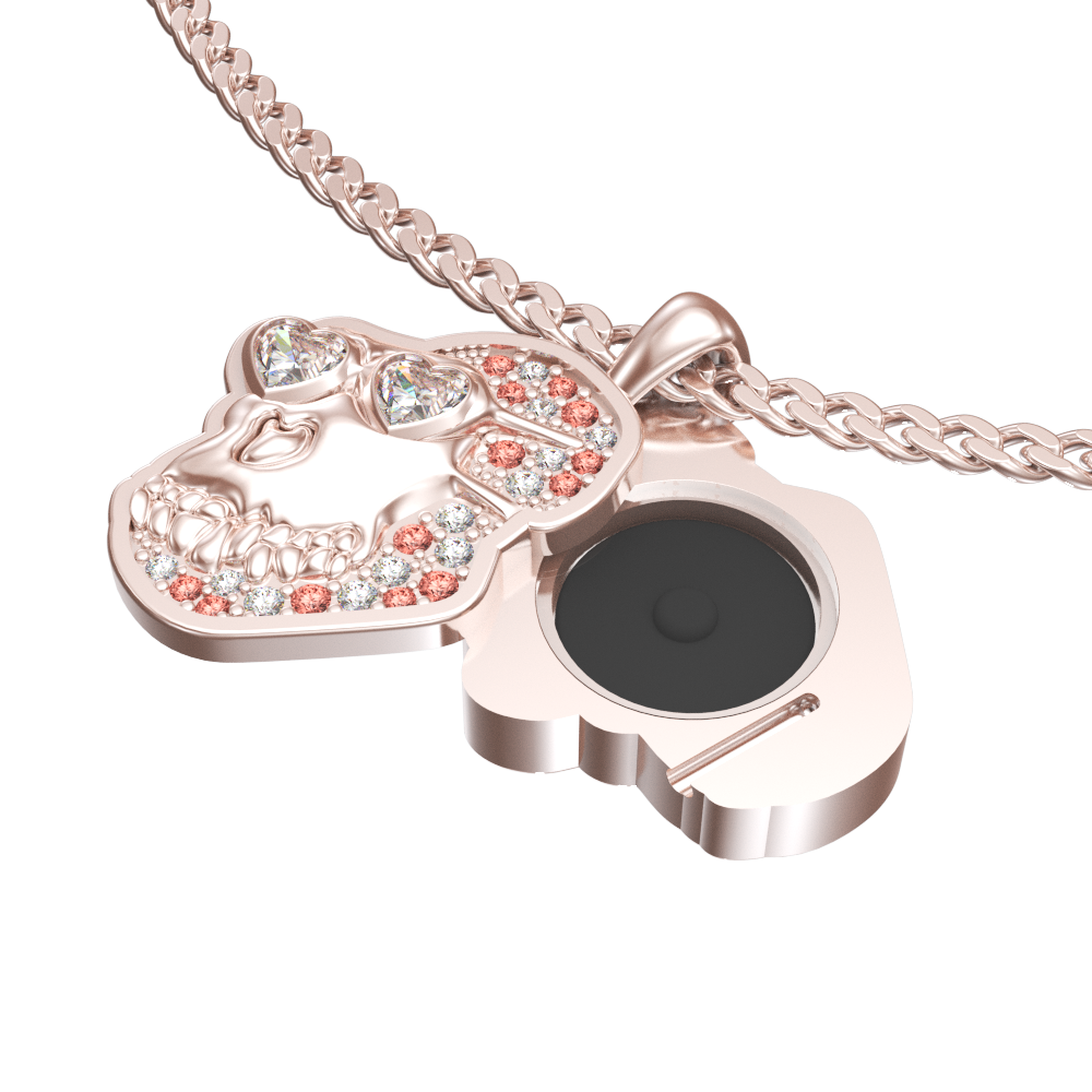 APES IN LOVE NECKLACE LUX