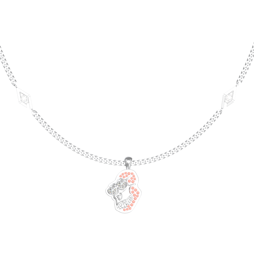 APES IN LOVE NECKLACE LUX