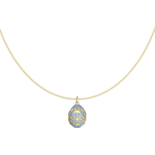 APES IN CAPSULE NECKLACE BLUE