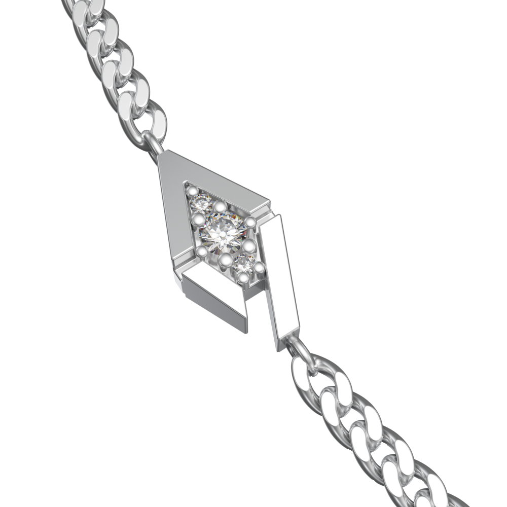 APES IN LOVE NECKLACE ICONIC PAVE