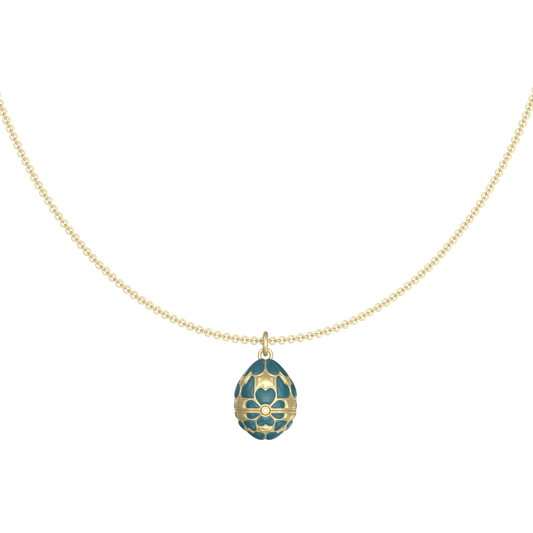 APES IN CAPSULE NECKLACE GREEN