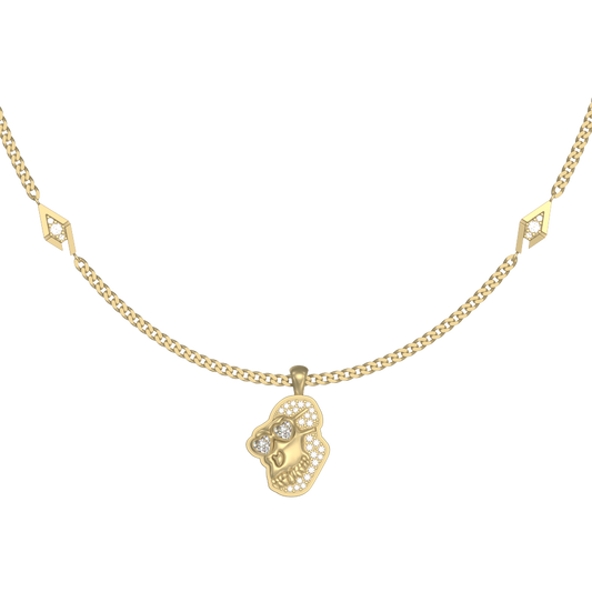 APES IN LOVE NECKLACE LUX