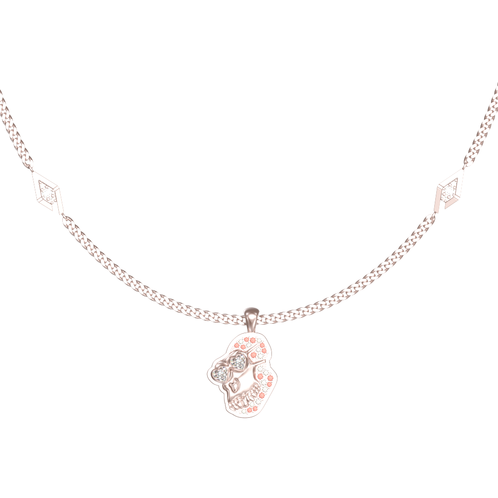 APES IN LOVE NECKLACE LUX