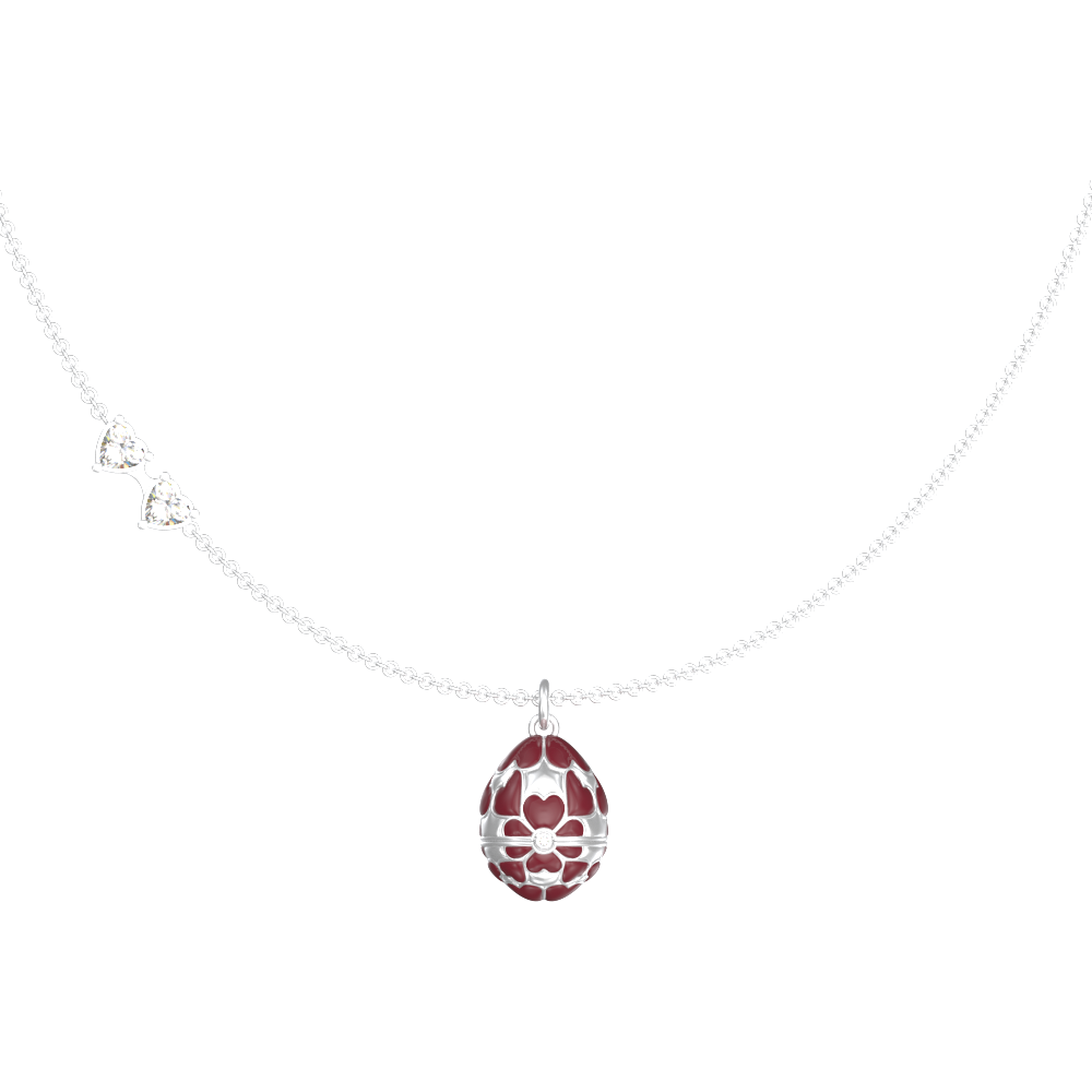 APES IN CAPSULE NECKLACE RED DIAMOND