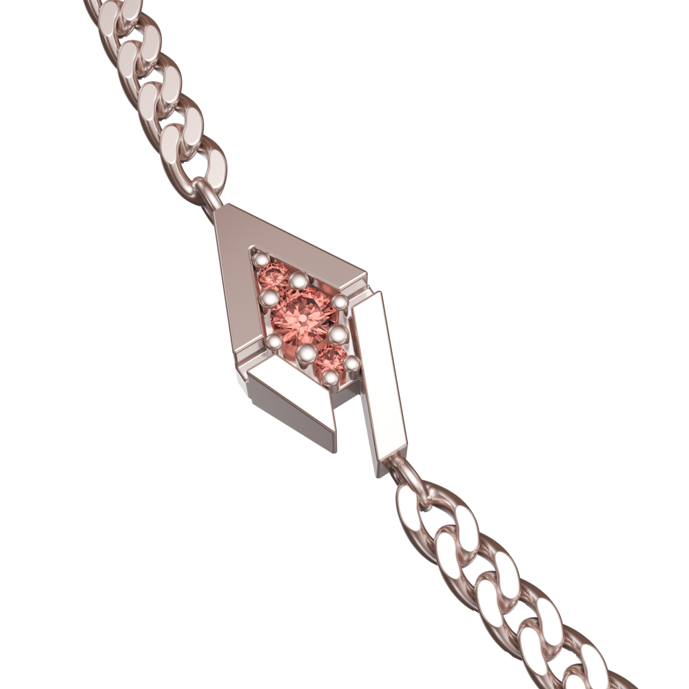 APES IN LOVE NECKLACE ICONIC PAVE