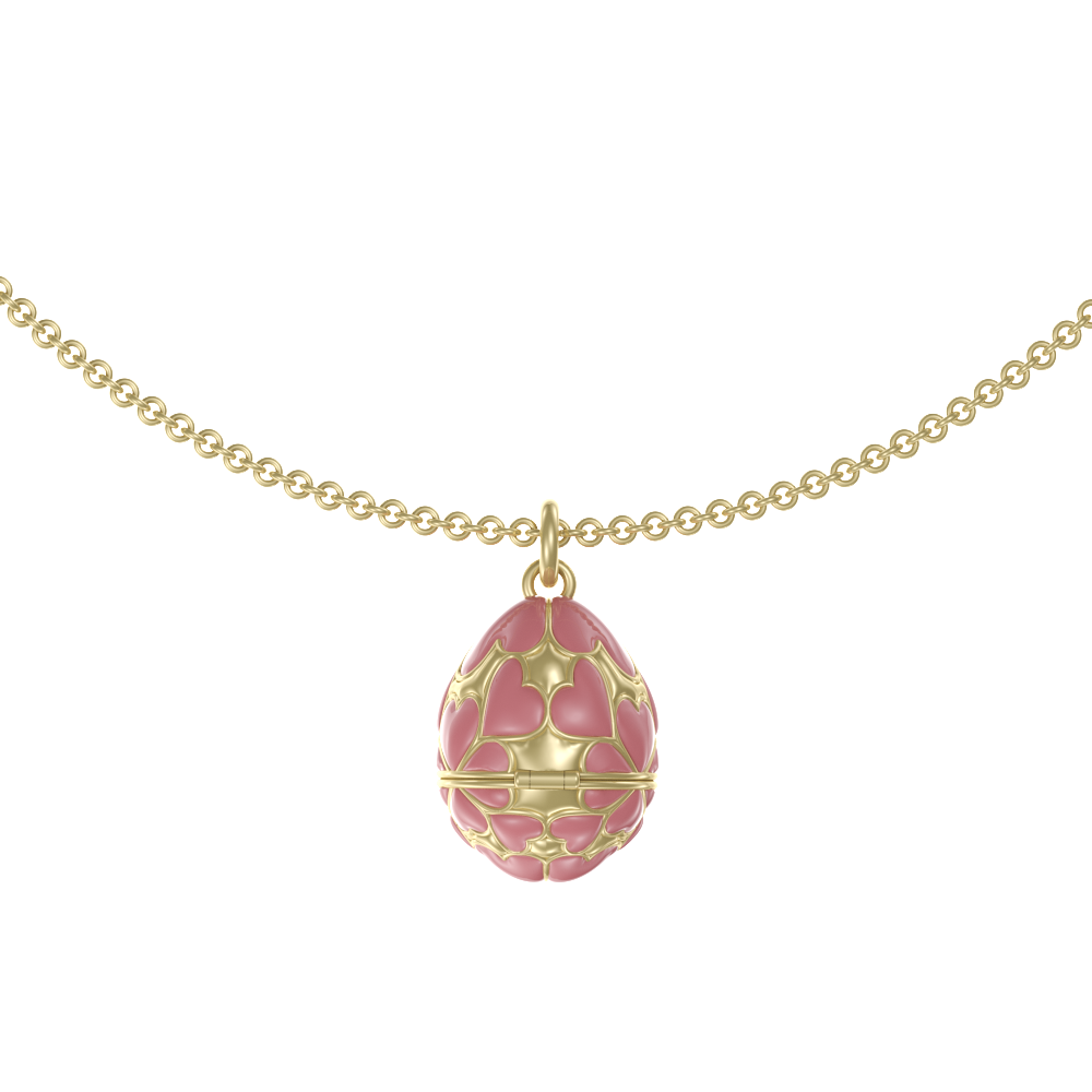 APES IN CAPSULE NECKLACE PINK SOLID PINK SAPPHIRE
