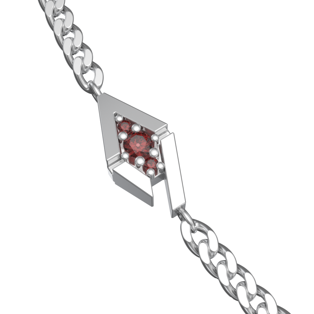 APES IN LOVE NECKLACE ICONIC RUBY