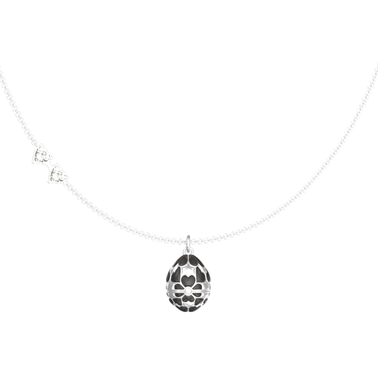 APES IN CAPSULE NECKLACE BLACK DIAMOND