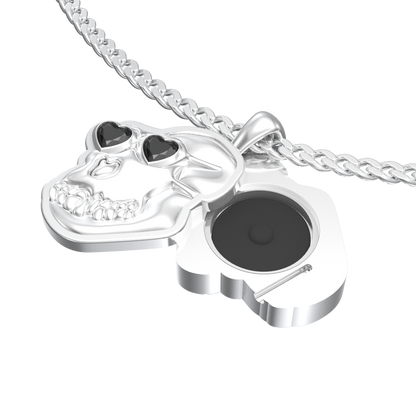 APES IN LOVE NECKLACE ICONIC BLACK DIAMONDS