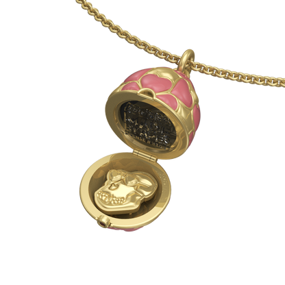 APES IN CAPSULE NECKLACE PINK