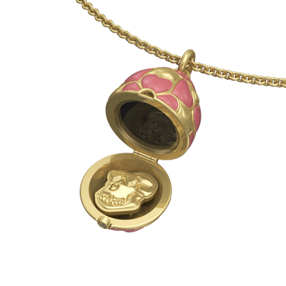 APES IN CAPSULE NECKLACE PINK DIAMOND