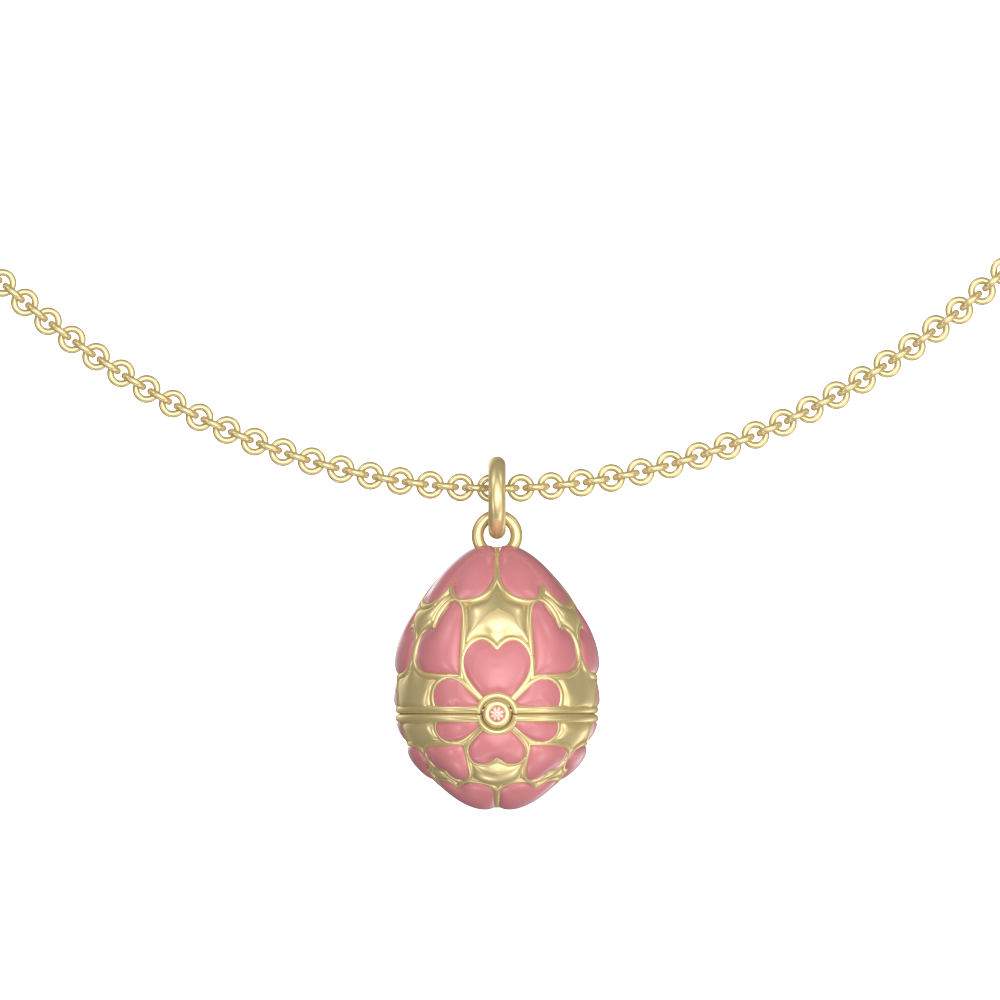 APES IN CAPSULE NECKLACE PINK SOLID PINK SAPPHIRE