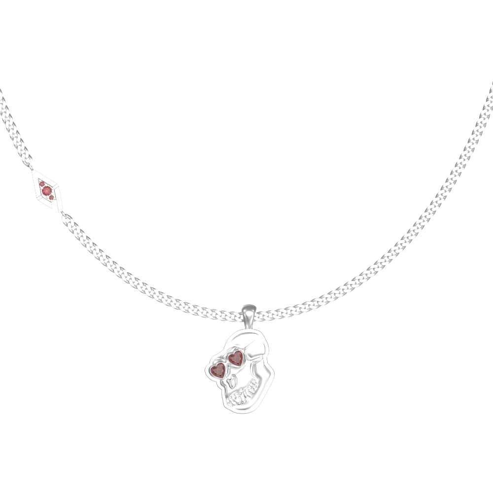 APES IN LOVE NECKLACE ICONIC RUBY