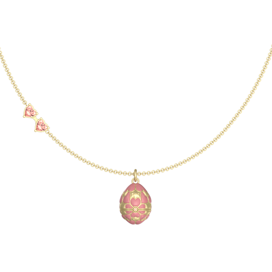 APES IN CAPSULE NECKLACE PINK SOLID PINK SAPPHIRE