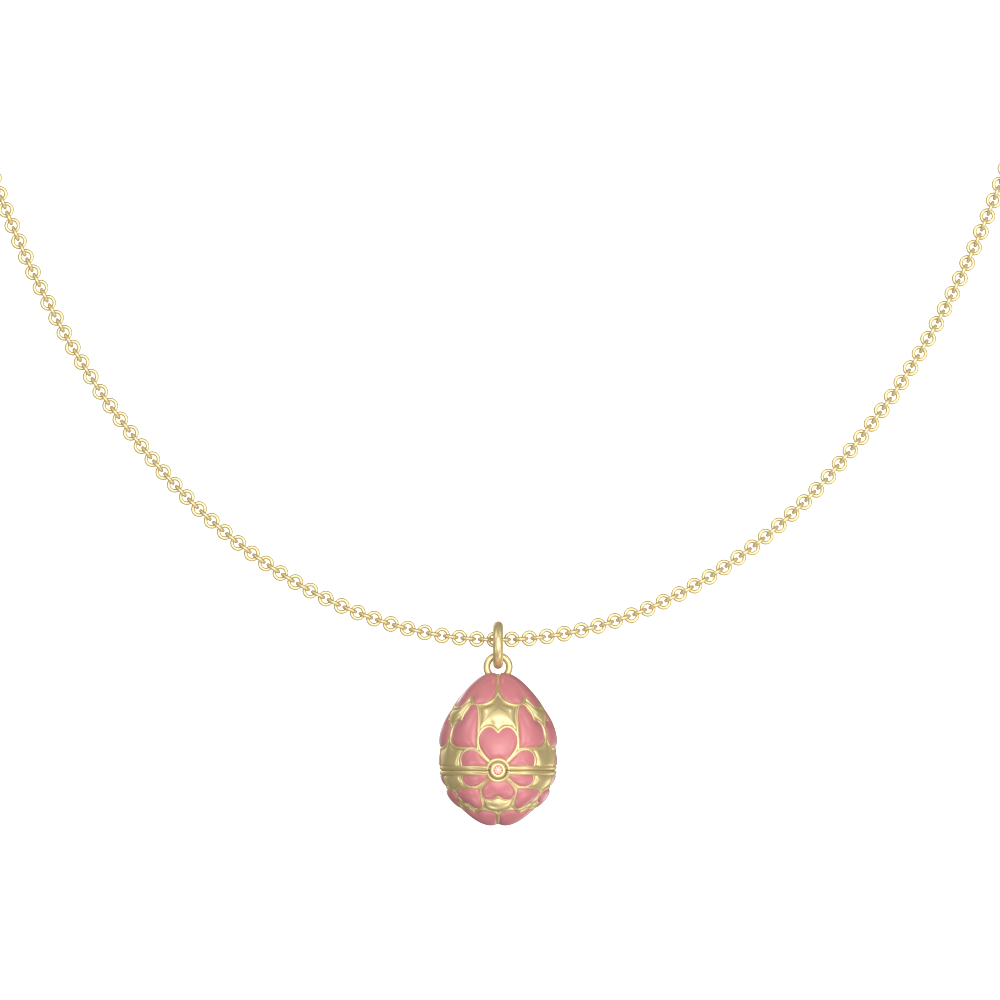 APES IN CAPSULE NECKLACE PINK